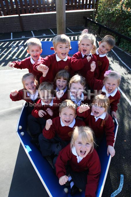 Children at Lytchett Matravers School