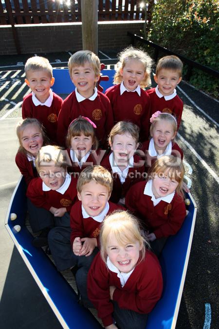 Children at Lytchett Matravers School