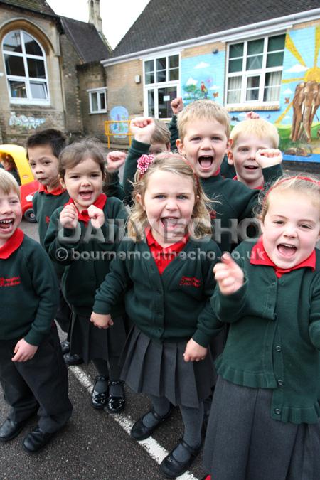 Children at Broadstone First School