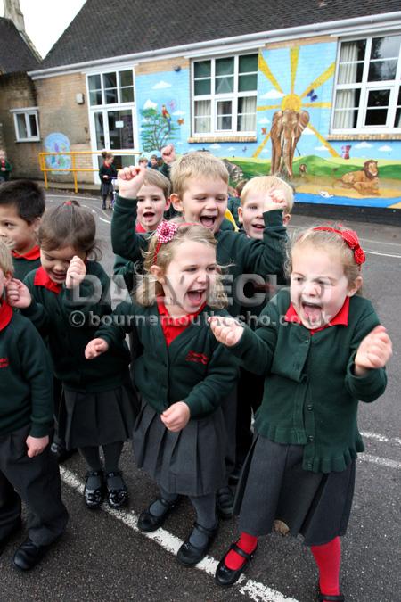 Children at Broadstone First School