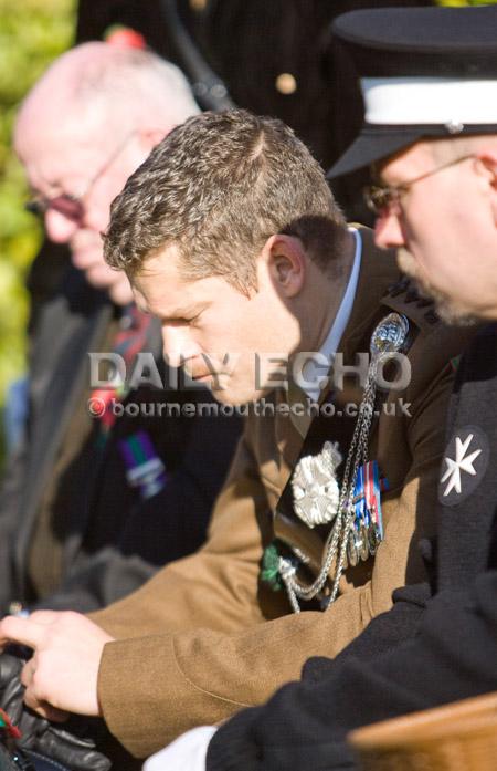 Around 2,000 people gathered for a Remembrance Day service in Poole Park on Sunday 11th November, 2012