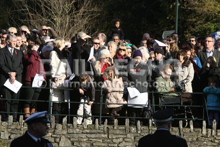 Hundreds packed Bournemouth's Central Gardens for a Remembrance Day service on Sunday 11th November, 2012.