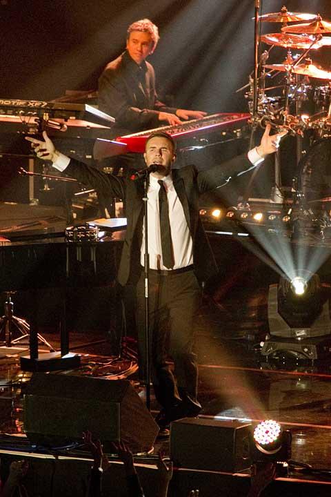 Gary Barlow played the BIC on 13th November, 2012. Picture: www.rockstarimages.co.uk