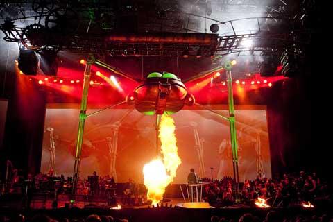 Jeff Wayne's Musical Version of The War of the Worlds at the BIC on 14 December 2012. Pictures by www.rockstarimages.co.uk