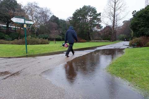 Flooding hits Dorset 