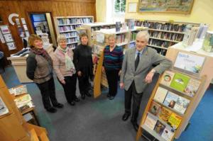 NEW CHAPTER: Burton Bradstock library is now run by volunteers Rosemary Daniels, Gillian Perkins, Diny Bending, Marion Dewey and Bob Hynds
