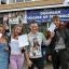 Success stories: Oakmead College of Technology students, left to right, Sasha Hilton, Ashleigh Pettifer, Robert Trott and Michael Miller celebrate their results