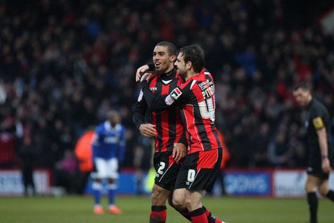 AFC Bournemouth v Portsmouth at Dean Court on 9 February, 2012