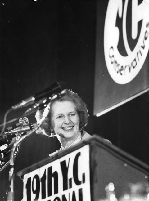 Margaret Thatcher  leader of the Opposition was at the young  conservatives 19th national conference at the Winter Gardens.  Three months later tories won the General Election ans she became Britain's first female Prime Minister.
