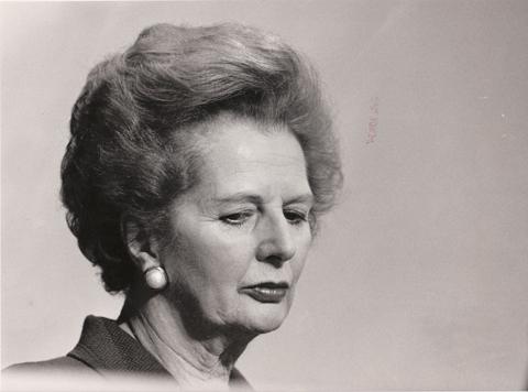 Margaret Thatcher in Bournemouth, 22 November 1990