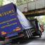 The lorry which crashed into the bridge in Lymington. Picture by Echo photographer Stuart Martin
