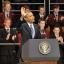 US President Barack Obama delivers a keynote address at Waterfront Hall in Belfast, ahead of the G8 summit