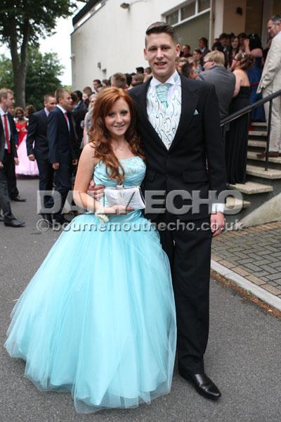 Ashdown Technology College year 11 prom at The Queen's Hotel in Bournemouth. 
