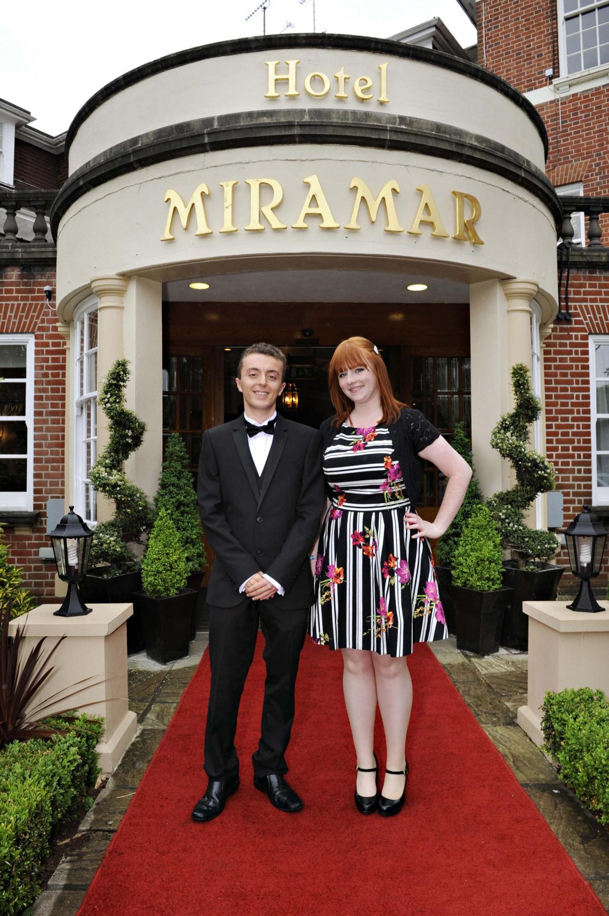 St Edwards RC/CE VA School Year 13 (6th Form) Prom at Hotel Miramar, Bournemouth