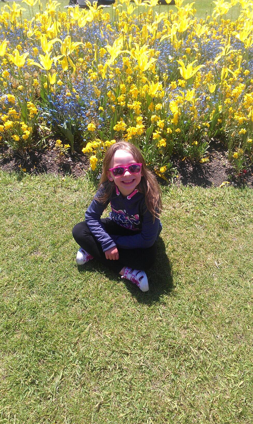 Picture of Alyssa, age 5, in Bournemouth Gardens from Samantha Wilkinson. 
