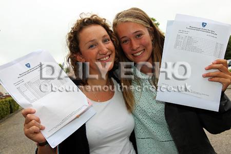 All our pictures from A-Level results day 2013. Bournemouth School for Girls.
