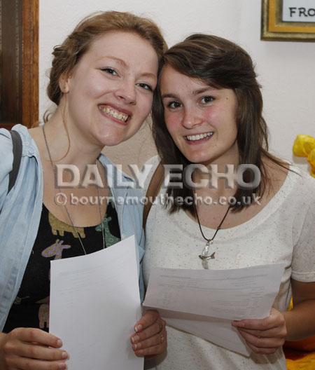 All our pictures from A-Level results day 2013. Talbot Heath School.