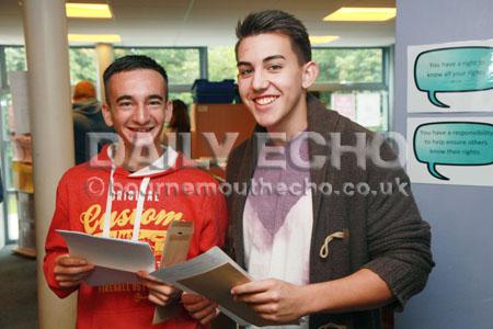 All our pictures from A-Level results day 2013. Poole High School. 