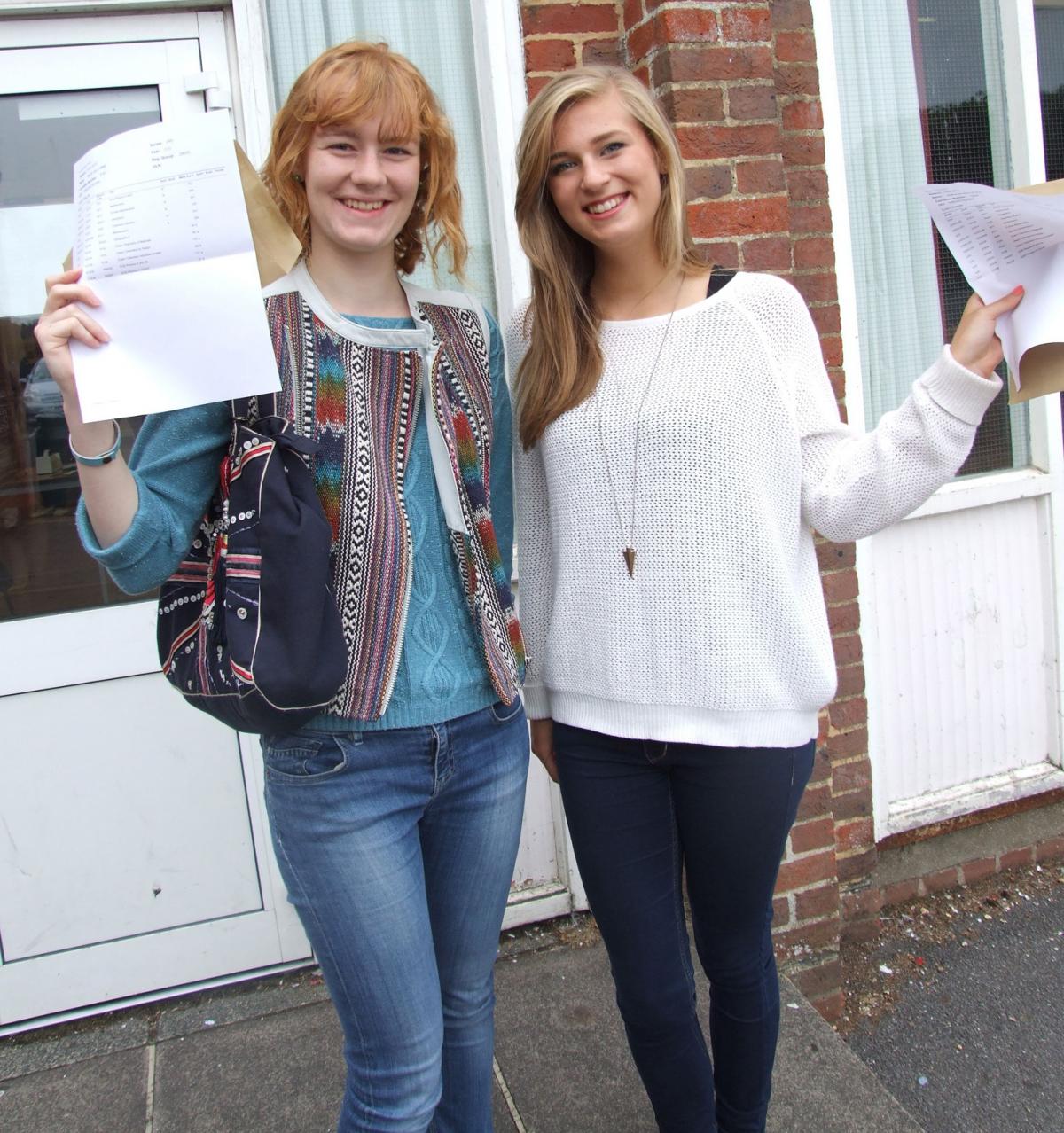 All our pictures from A-Level results day 2013. Arnewood School.