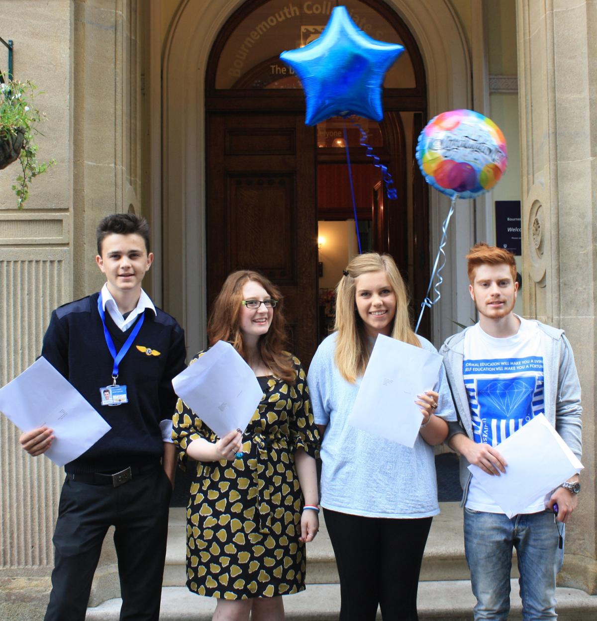 All our pictures from A-Level results day 2013. Bournemouth Collegiate School.