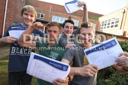 All our pictures from GCSE results day on 22nd August, 2013. Bournemouth School