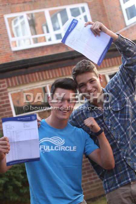 All our pictures from GCSE results day on 22nd August, 2013. Bournemouth School