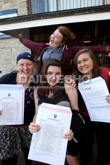 All our pictures from GCSE results day on 22nd August, 2013. Bournemouth School for Girls