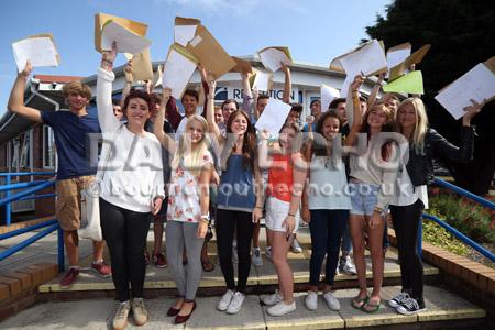 All our pictures from GCSE results day on 22nd August, 2013. The Grange School