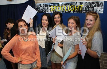 All our pictures from GCSE results day on 22nd August, 2013. Avonbourne College and Harewood College
