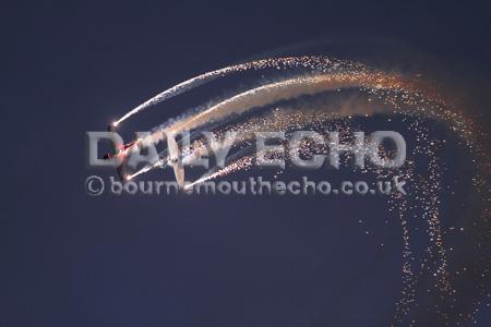 All our pictures from the Night Air displays at the 2013 Bournemouth Air Festival