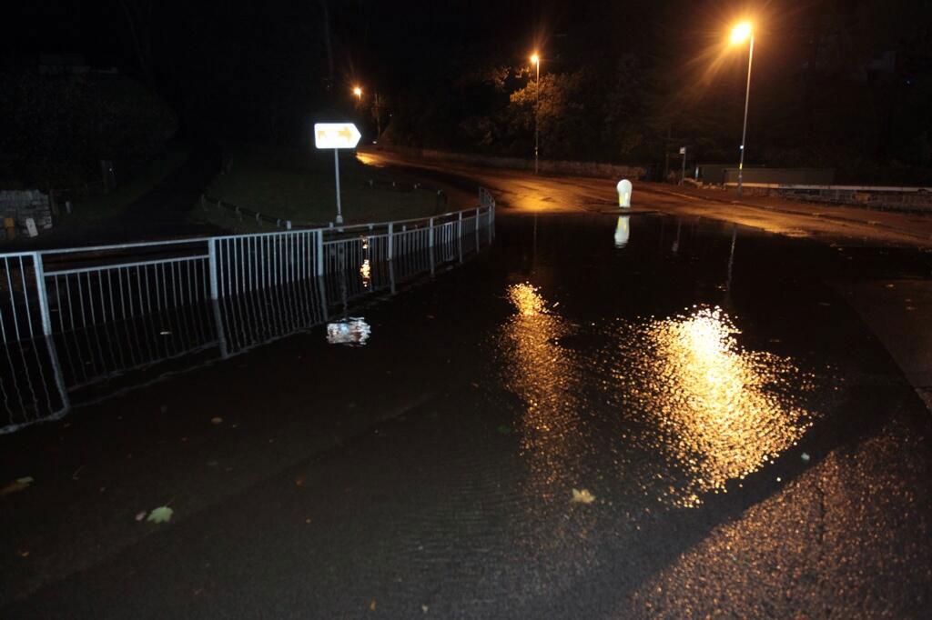 See all Daily Echo and reader pictures of damage left behind after St Jude hits Dorset. Surface water at Branksome Chine.
