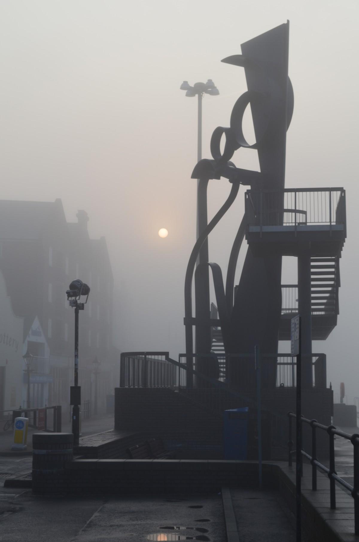 Poole Quay on a misty morning by Daniel Marsh  
