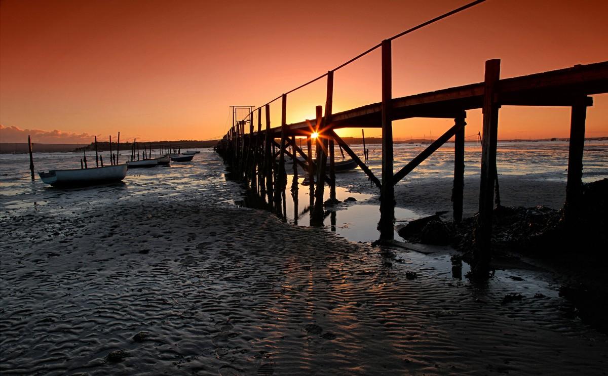East Dorset Sailing club jetty at the bottom of Evening Hill   by  Scott Chappell