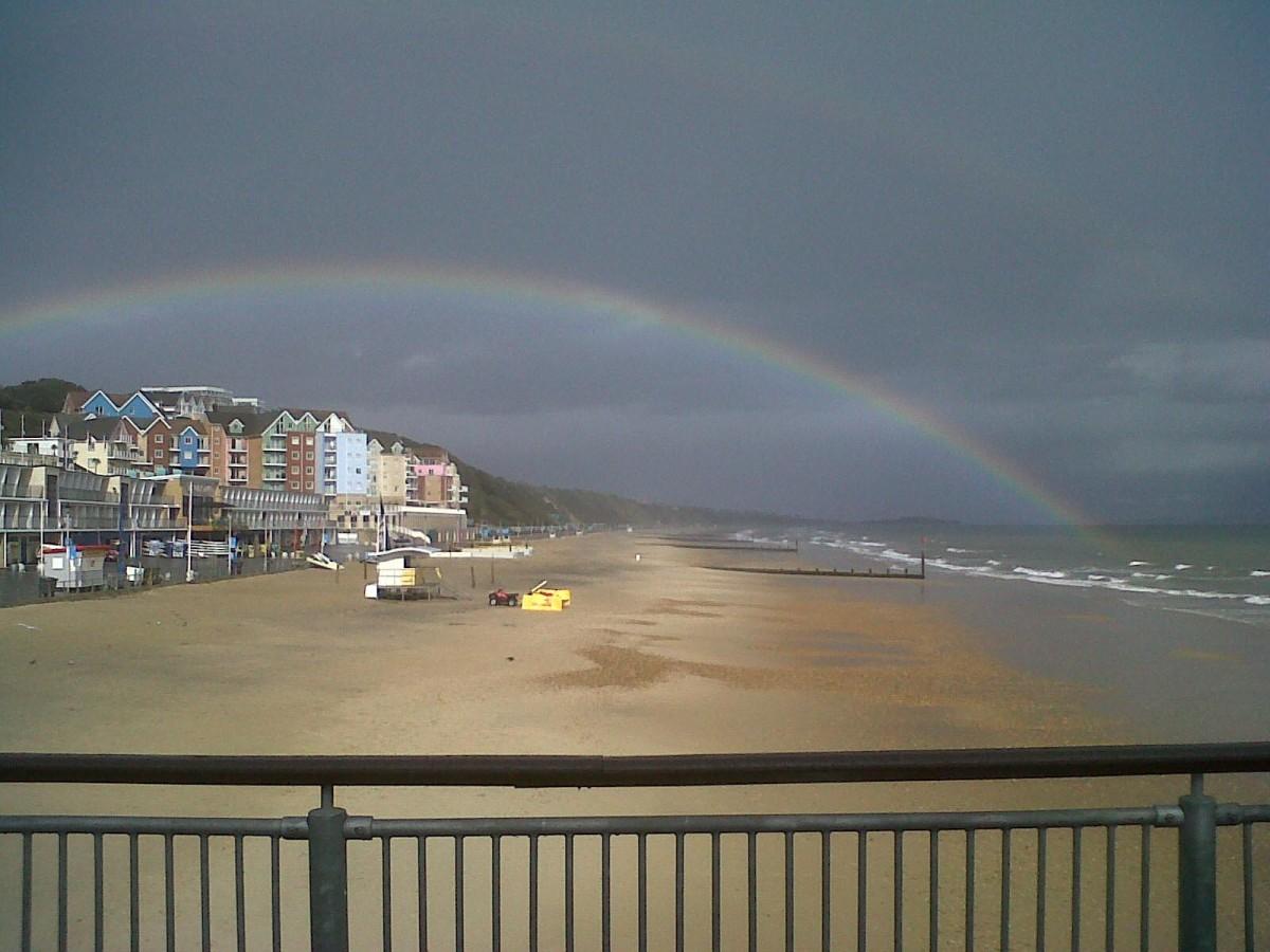Rainbow over Southbourne by Dominik Matt