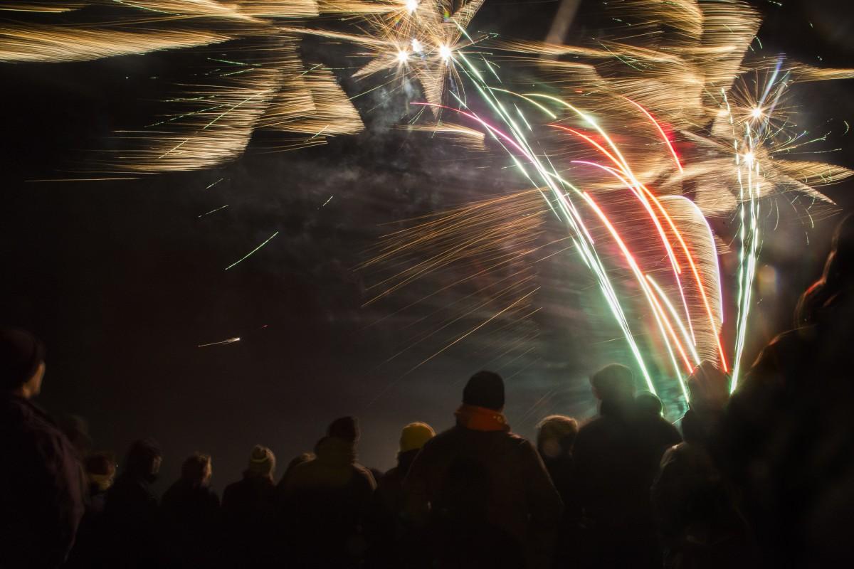 Fireworks at Stanpit Recreation Ground on Saturday November 2