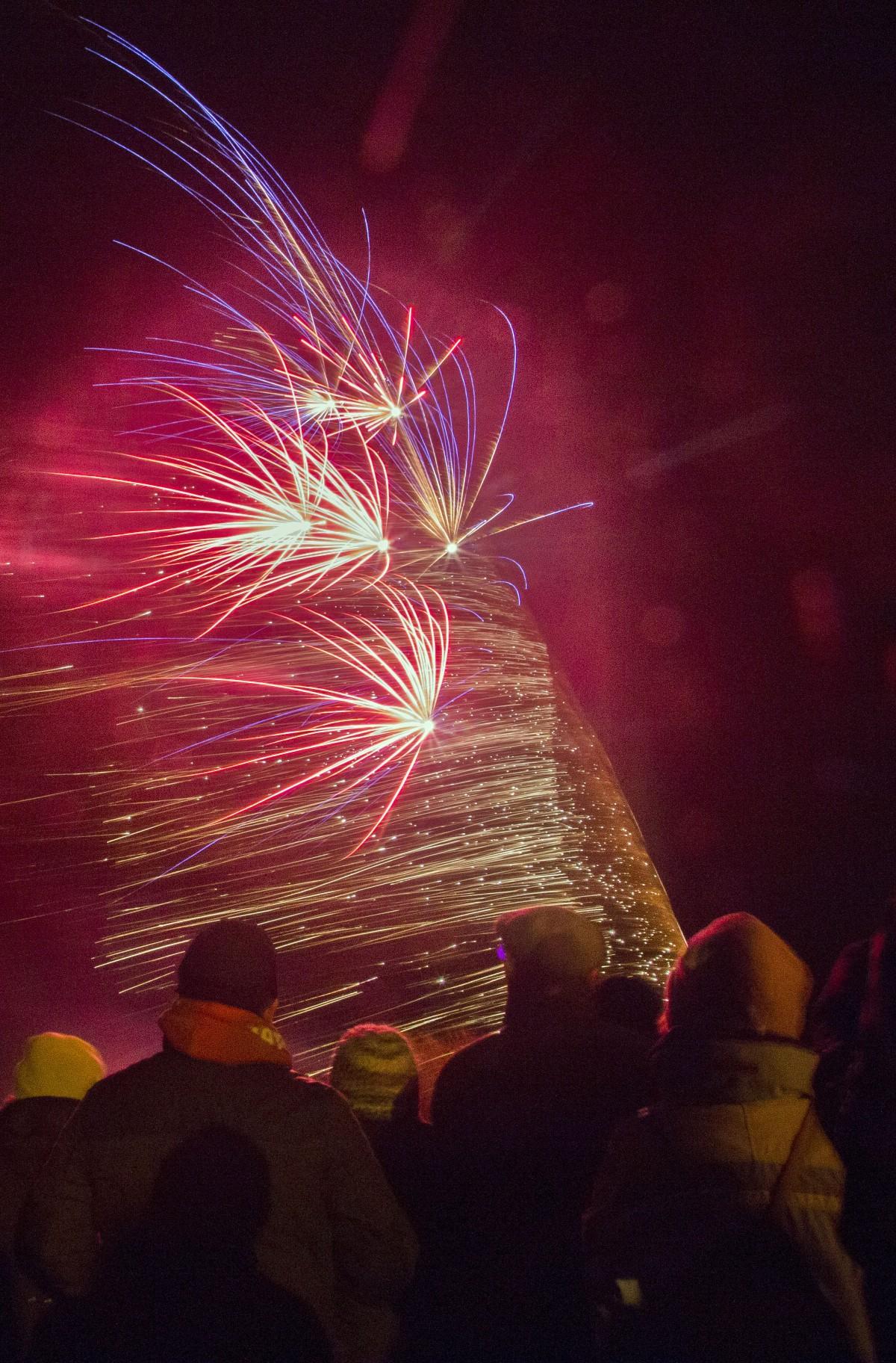 Fireworks at Stanpit Recreation Ground on Saturday November 2