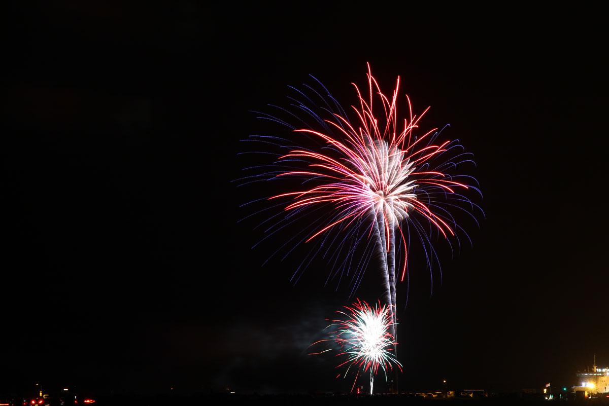 Fireworks at Poole Quay on Tuesday, November 5, 2013 by Mike Hayes