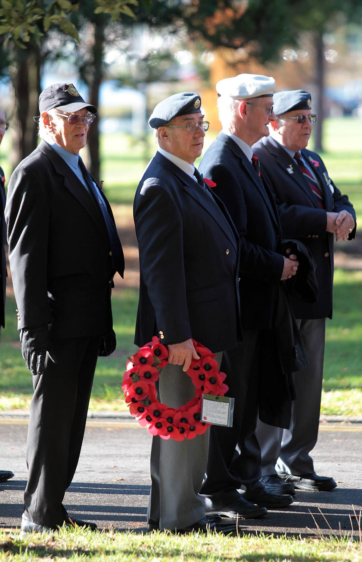All our pictures of the Remembrance Day service at Poole Park