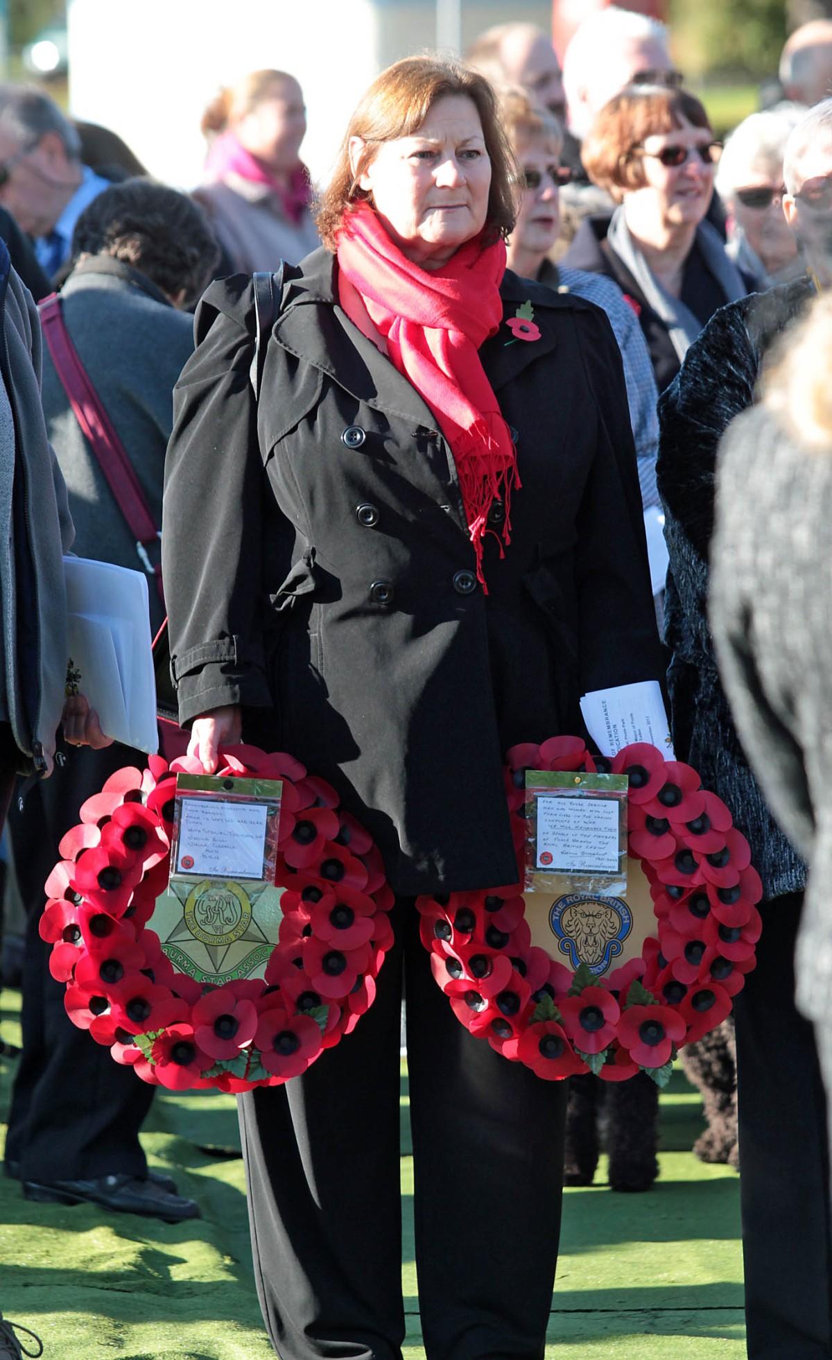 All our pictures of the Remembrance Day service at Poole Park