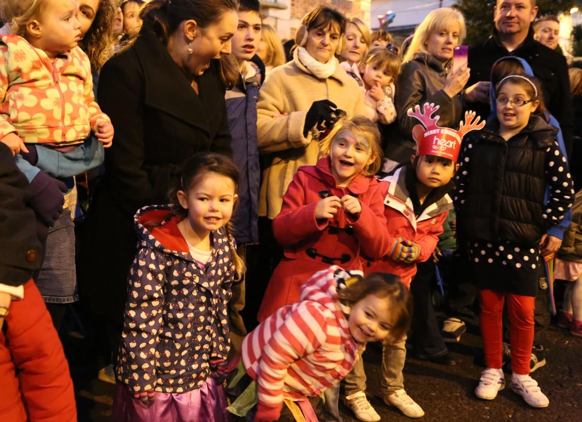 Thousands flocked to Christchurch for the Christmas lights switch-on