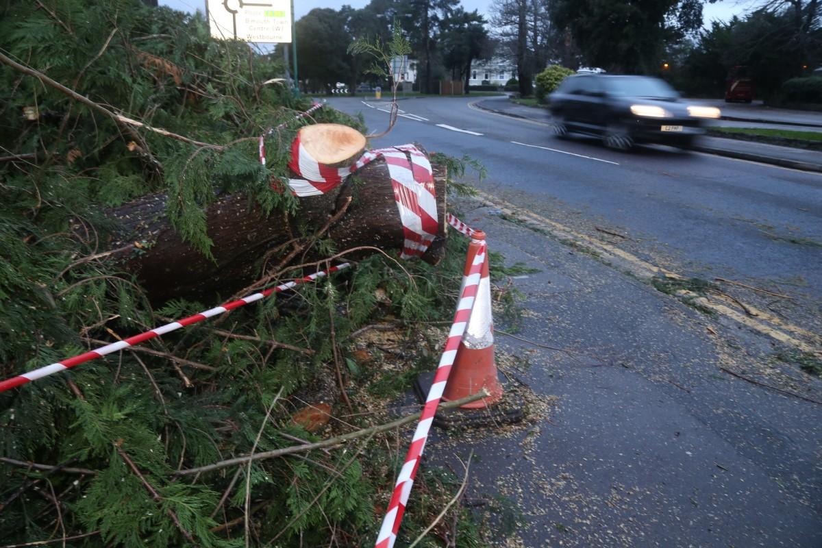 Pictures taken by Daily Echo photographers and readers after heavy rain and strong winds hit Dorset on December 23 and 24, 2013. 