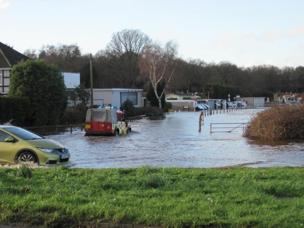 Pictures taken by Daily Echo photographers and readers after heavy rain and strong winds hit Dorset on December 23 and 24, 2013. Picture of flooding at the A31 bypass by David Atkins.