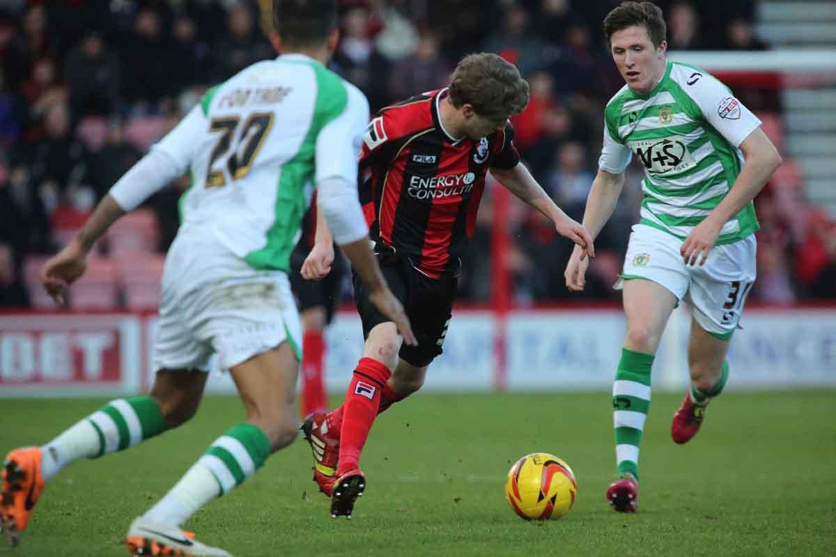 All our pictures from the Cherries game against Yeovil Town on Boxing Day, Thursday December 26, 2013 at Goldsands Stadium