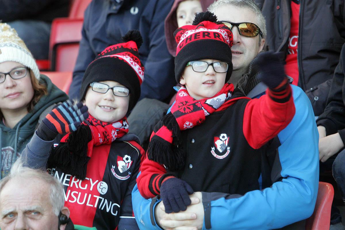 All our pictures from the Cherries game against Yeovil Town on Boxing Day, Thursday December 26, 2013 at Goldsands Stadium