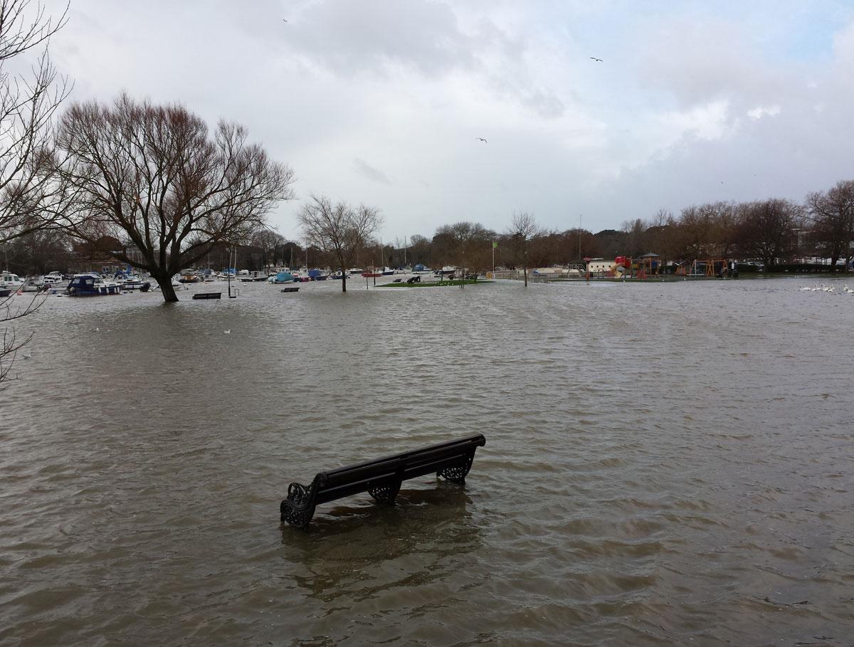 Heavy rain and strong winds cause flooding and high tides across Dorset. See Daily Echo photographer and reader pictures. Picture of Christchurch Quay by Aaron-Rollinson-Payne.