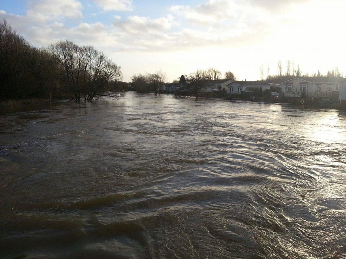 Heavy rain and strong winds cause flooding and high tides across Dorset. See Daily Echo photographer and reader pictures. The River Stour at Iford picture by Cathy Stuart