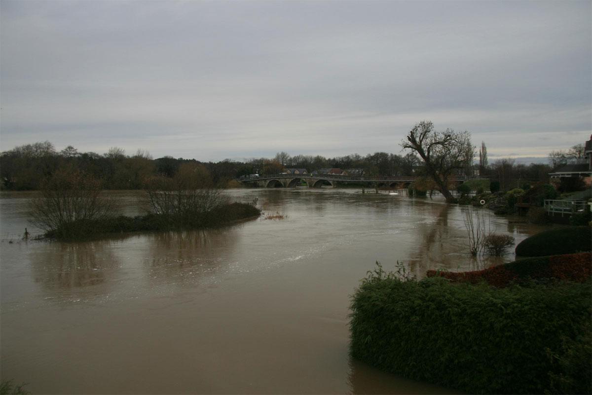 Flooding at Wimborne taken by Darren Baker