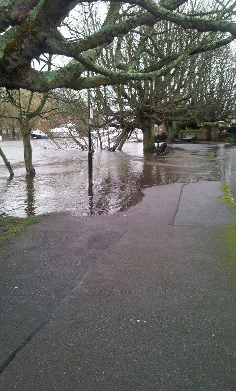 Flooding at Convent walk. Sent in by Emma 