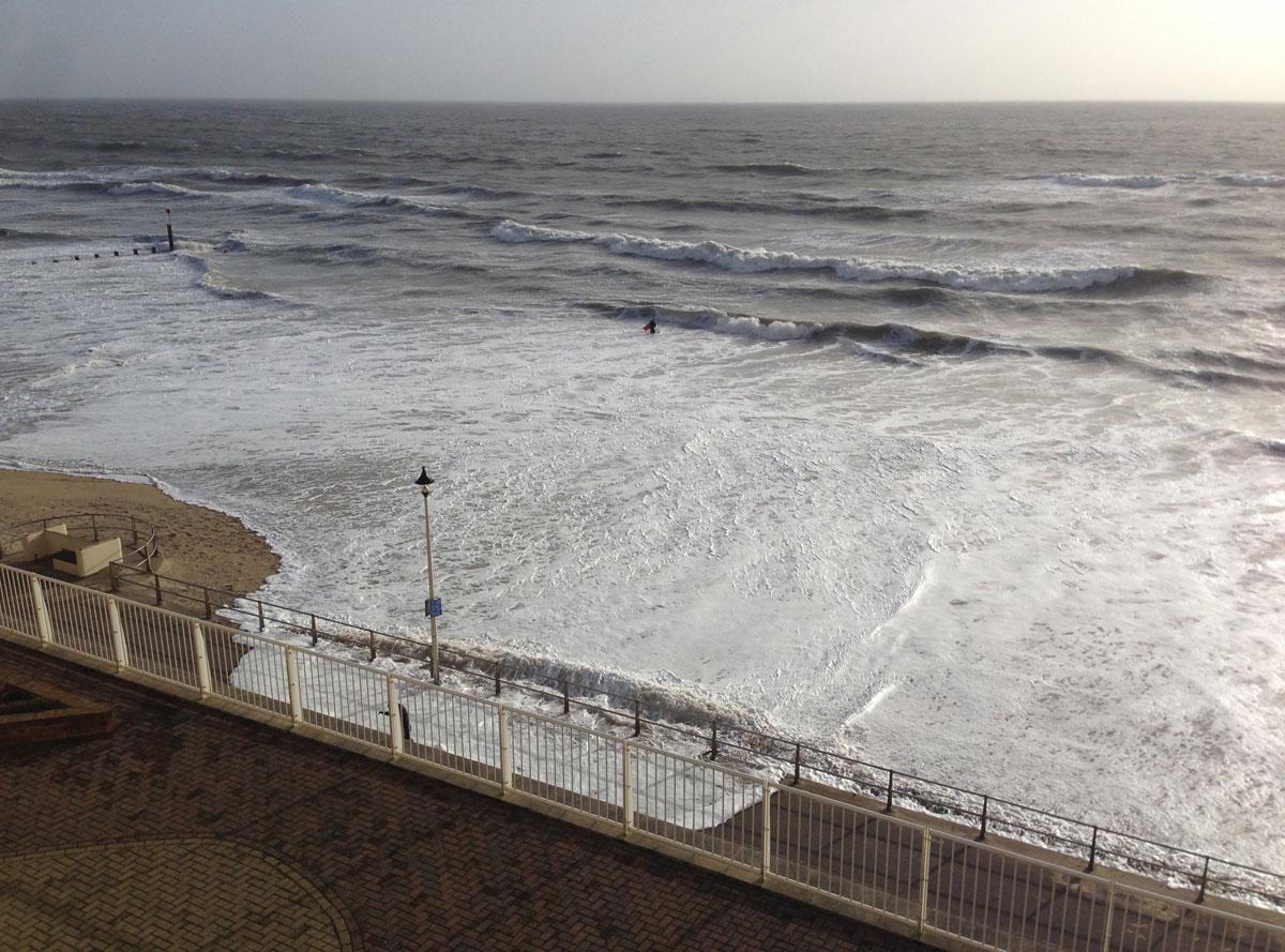 Daily Echo photographers and readers braved the stormy weather to capture these moments across Dorset.  Sea crashing over the promenade in Boscombe by Liam Barron.