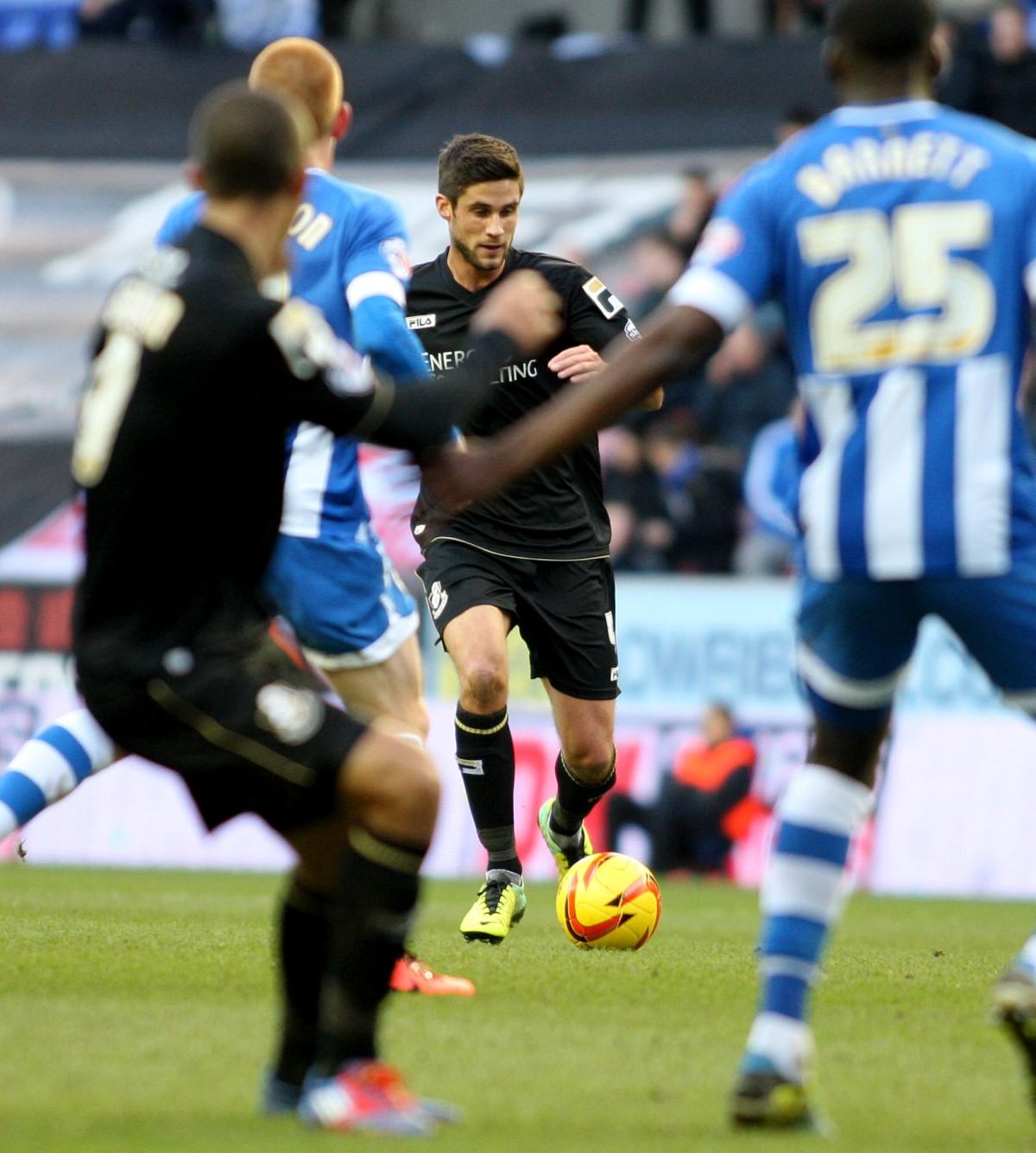 Wigan Athletic v AFC Bournemouth at the DW Stadium on 11th January, 2014